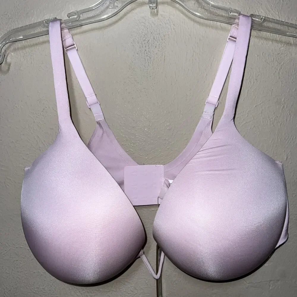 Skims Ultimate Deep V Push Up Bra Size 38DDD Cherry Blossom Pink NWT - Picture 1 of 12